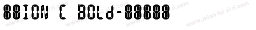 字体ION C Bold字体转换